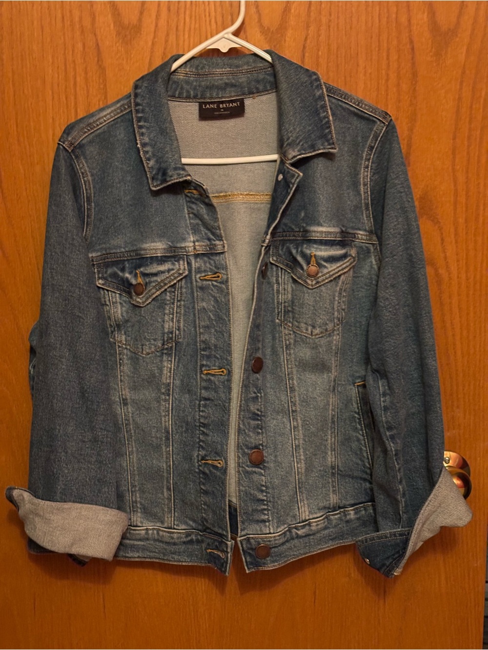 Lane Bryant Medium Blue Denim Jacket